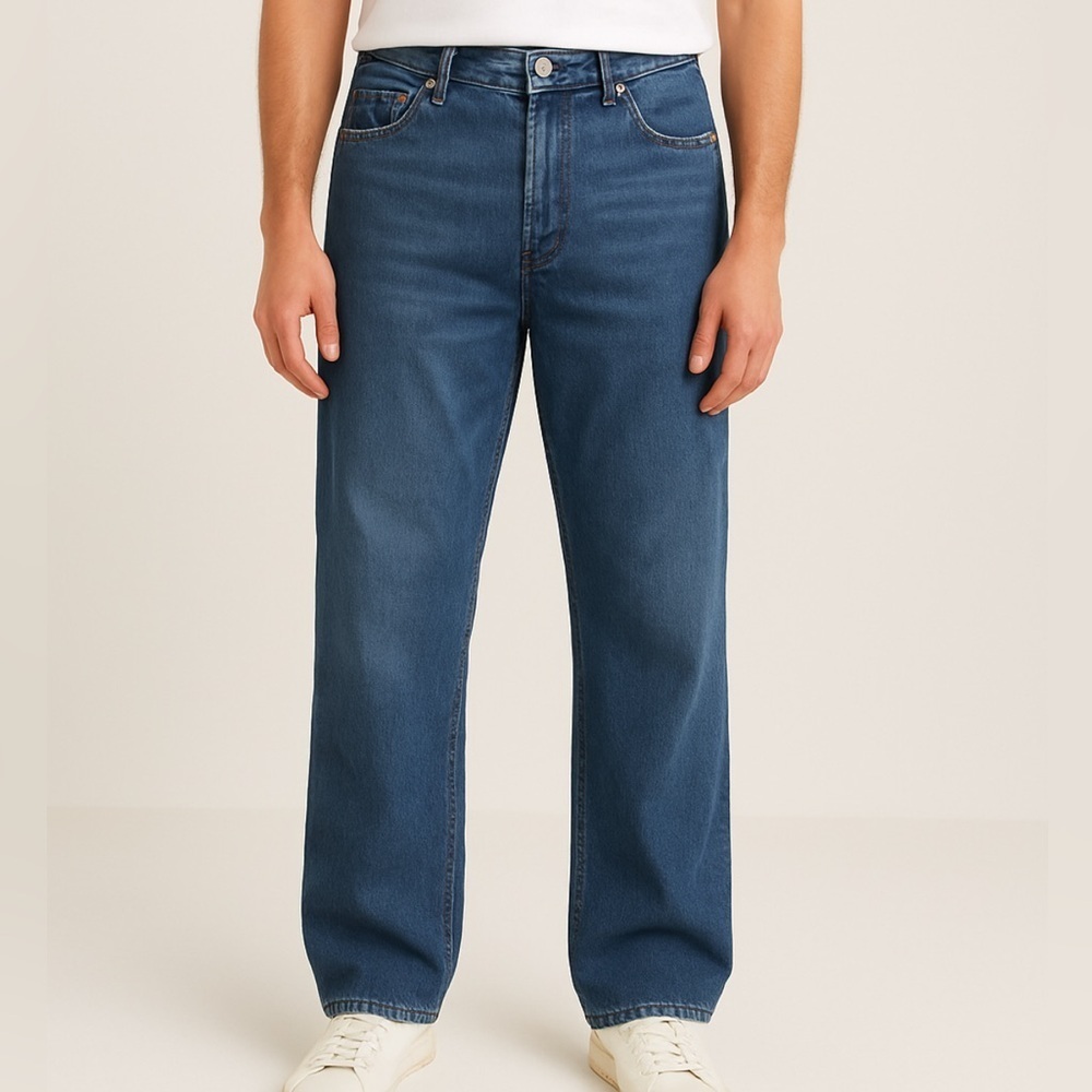 D&G Men's Relaxed Fit Denim Jeans